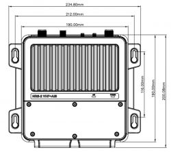 B&G V100 modulaarinen VHF-radiopuhelin sisäisellä GPS:llä