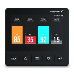 Veratron OL43 monitoiminäyttö NMEA 2000 verkkoon ja suoraan analogiantureihin