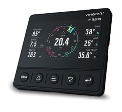 Veratron OL43 Gen2 monitoiminäyttö NMEA 2000 verkkoon ja suoraan analogiantureihin