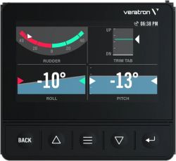 Veratron OL43 Gen2 monitoiminäyttö NMEA 2000 verkkoon ja suoraan analogiantureihin