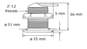 Raymarine P7 kaikuanturi lyhyt