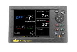 Nke MULTIGRAPHIC II monitoiminäyttö/autopilotin hallintalaite, Carbon