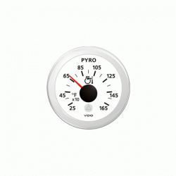Veratron VDO Viewline pakokaasun lämpömittari 52 mm, valkoinen