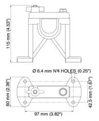 Glomex RA119 nylon tuki RA700 HF/SSB-antennille