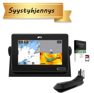 Raymarine AXIOM+ 7 RV RV-100 3D peräpeilianturilla