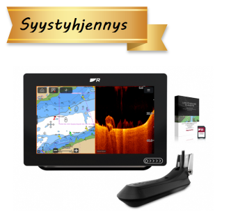 Raymarine AXIOM+ 9 RV RV-100 3D peräpeilianturilla