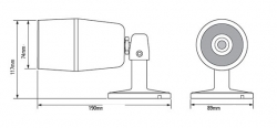 Raymarine CAM210 Päivä- ja yö verkkovideokamera