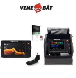 Raymarine Element 9 HV HV-100.02 peräpelianturilla ja pilkkivarustuksella