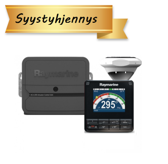 Raymarine Evolution EV-200 järjestelmä autopilotti P70s hallintalaitteella