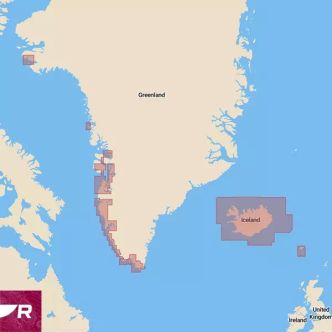 Raymarine LightHouse kartta, Islanti ja Färsaaret