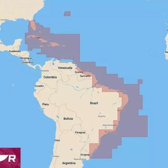 Raymarine LightHouse kartta, Karibia ja Brasilia