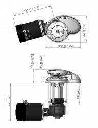 Maxwell RC10-10 1200W 12V ankkurivinssi