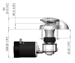 Maxwell RC8-8 1000W 12V ankkurivinssi