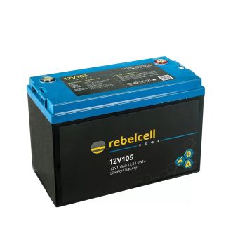 Rebelcell Edge LiFePO4 akku, 12V 105Ah, 1340Wh