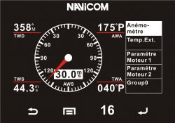 Navicom RT-1050 kosketusnäytöllinen VHF-puhelin NMEA2000/0183 liitännällä