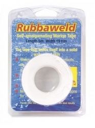 Rubbaweld teippi valkoinen 5 m 25 mm