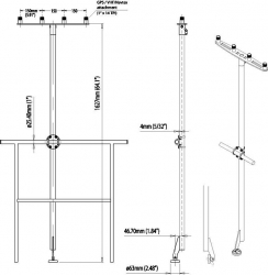 Scanstrut T-Pole antennitolppa