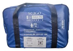 Seago SeaCruiser Plus 4 hengen ISO 9650-1 TYPE 2 pelastuslautta kassimalli