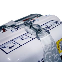 Seago PREMIUM Large kovapakatun pelastuslautan teline, pystymalli