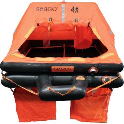 Seago SeaMaster 12 hengen ISO 9650-1 pelastuslautta kotelomalli