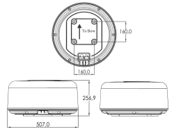 SEIWA SWR-15 Tutka 1.5'  kupuantenni 4 kW 36 mpk WiFi-reitittimellä