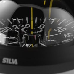 Silva 125 kompassi, pylväsasennus