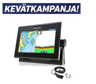 Simrad GO9 XSE kaikuplotteri HDI-peräpeilianturilla
