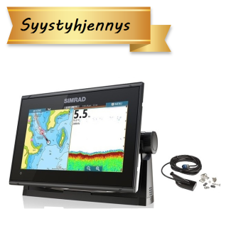 Simrad GO9 XSE kaikuplotteri HDI-peräpeilianturilla