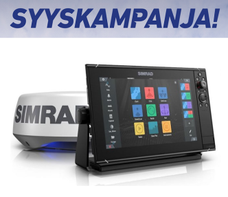 Simrad NSS12 evo3S kaikuplotteri + Halo 20+ tutka
