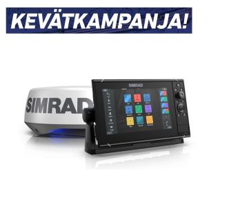 Simrad NSS9 evo3S kaikuplotteri + Halo20+ tutka