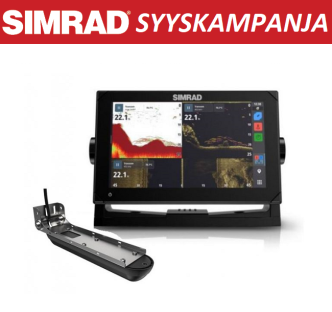Simrad NSX3009 kaikuplotteri Active Imaging 3-in-1 peräpeilianturilla