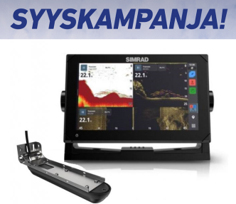 Simrad NSX3009 kaikuplotteri Active Imaging 3-in-1 peräpeilianturilla