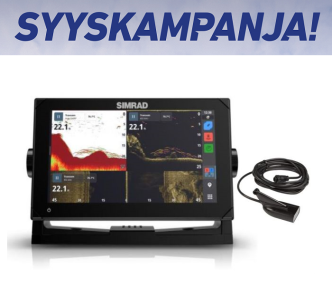 Simrad NSX3009 kaikuplotteri HDI peräpeilianturilla