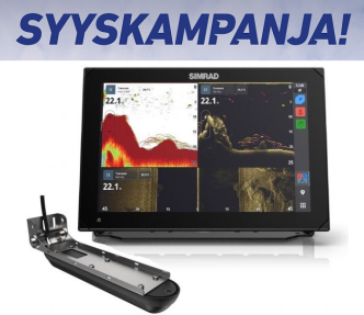 Simrad NSX3012 kaikuplotteri Active Imaging 3-in-1 peräpeilianturilla