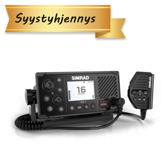 Simrad RS40 VHF-radiopuhelin ja AIS-vastaanotin sisäisellä GPS:llä
