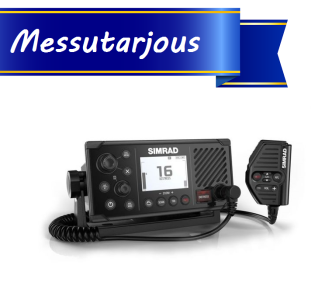 Simrad RS40 VHF-radiopuhelin ja AIS-vastaanotin sisäisellä GPS:llä