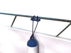 Snubber Fender lepuuttajan kiinnikepari, harmaa