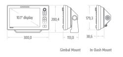 Humminbird SOLIX 10 CHIRP MEGA SI+ G3 kaikuplotteri peräpeilianturilla