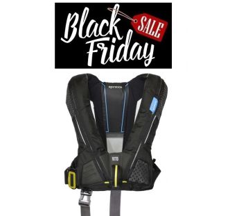 Spinlock Deckvest Vito 170N automaattiliivi valjaalla ja painelaukaisimella
