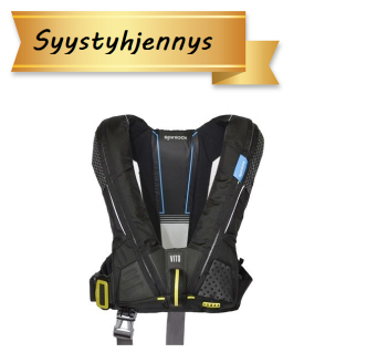 Spinlock Deckvest Vito 170N automaattiliivi valjaalla ja painelaukaisimella