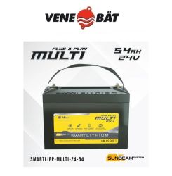 SUNBEAMsystem Smart LITHIUM Plug & Play MULTI akkupari 2 x 54 Ah, 24 V