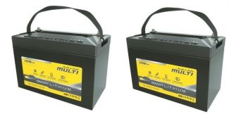 SUNBEAMsystem Smart LITHIUM Plug & Play MULTI akkupari 2 x 108 Ah, 12 V