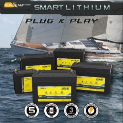SUNBEAMsystem Smart LITHIUM Plug & Play MULTI akkupari 2 x 54 Ah, 24 V
