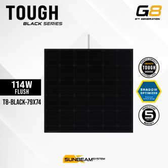 SUNBEAMsystem TOUGH G8 Black 114 W Flush
