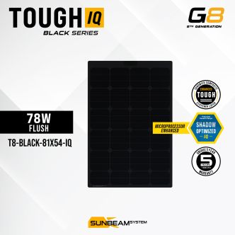 SUNBEAMsystem TOUGH G8 Black IQ 78 W Flush