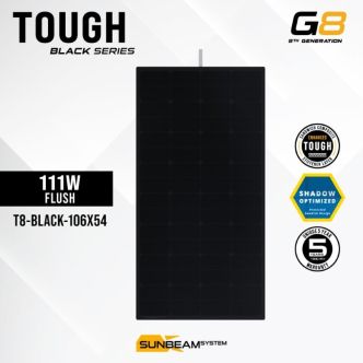 SUNBEAMsystem TOUGH G8 111 W Flush Black