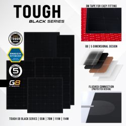SUNBEAMsystem TOUGH G8 111 W Flush Black