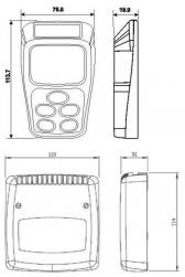 Raymarine Micronet käsinäyttöjärjestelmä T106