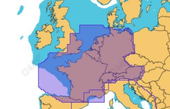 C-MAP Reveal X Central and West Europe (M-EW-T-227-R-MS)