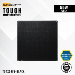SUNBEAMsystem TOUGH 55 W Black Flush